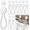 White, variant on 10 Pack Shock Cord Fastener Bungee Cord Clips with Adjustable Knob Multifunctional Fastener for Tent Boat Cover Canvas Marine Truck Rv Trailer Accessoriest Outdoor(White,Classic Style)