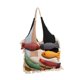 thumbnail image 5 of Bolso tote para mujer, diseño estético, tejido de punto, bolso de hombro moderno para picnic o trabajo. Blanco, 5 of 9