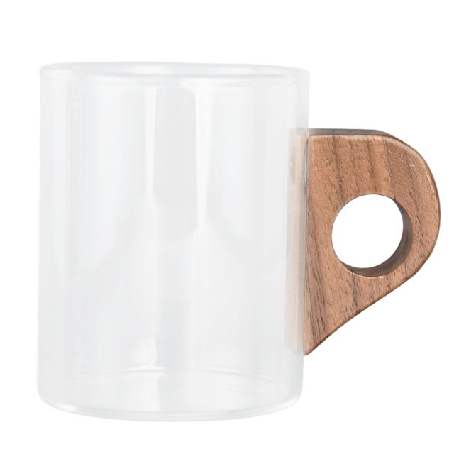 Taza De Café Taza De Café De Vidrio Fuerte Duradera Resistente Al Calor Para Restaurante Para Viajes Para El Hogar Anggrek Vinos y Licores