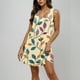 thumbnail image 2 of Vestido Corto de Verano Casual de Moda Impreso Cuello Redondo Bolsillo sin Mangas de las Mujeres, Vestido Casual para Diario, 2 of 9