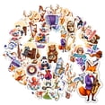 thumbnail image 3 of 35pcs-50pcs Cute Musical Stickers Animal Band Stickers Cartoon Instrument Stickers for Laptops Notebooks Suitcases, 3 of 9