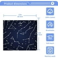 thumbnail image 4 of Constellation Star Blue Washcloth 12x12in Set, 2 Pack Absorbent Cotton Towel Square Kitchen Dishes Towels, Soft Cleaning Face Hand Towel Fast Drying Wash cloth, 4 of 7