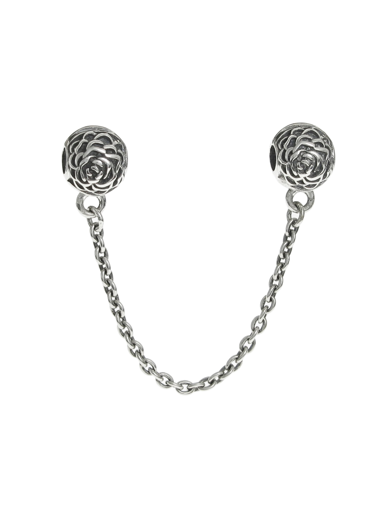 Sterling Silver Round Flower Clip Stopper Lock Bead For European Charm Bracelets 