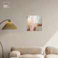 thumbnail image 3 of One Shade Of Pink Glam Colorful Pastel Abstract Canvas Wall Art by Art Remedy, Gallery Wrapped, 20"x20", 3 of 7