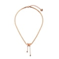 thumbnail image 1 of Collar de cadena con borlas de mariposa elegante y sencillo de acero de titanio para mujer, accesorios elegantes que combinan con todo, de moda y dorado sin color, 1 of 4