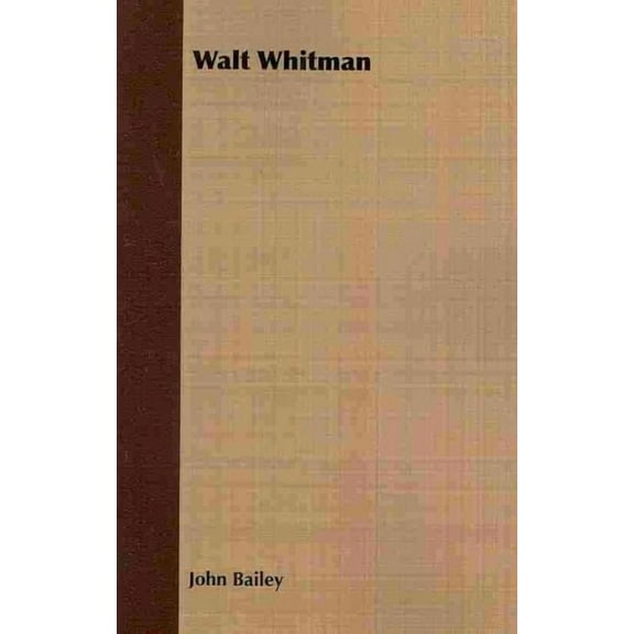 Walt Whitman (Paperback)