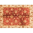 thumbnail image 1 of Ahgly Company Indoor Rectangle Oriental Orange Traditional Area Rugs, 2' x 5', 1 of 4