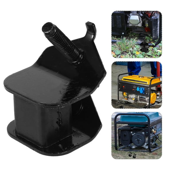 WHAMVOX  4 Pcs Generator Support Motor Mounts Mechanical Electric Travel Black