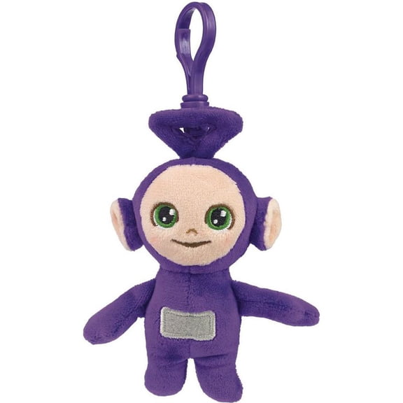 Teletubbies Series 2 Tinky Winky Collectible Plush Bag Clip