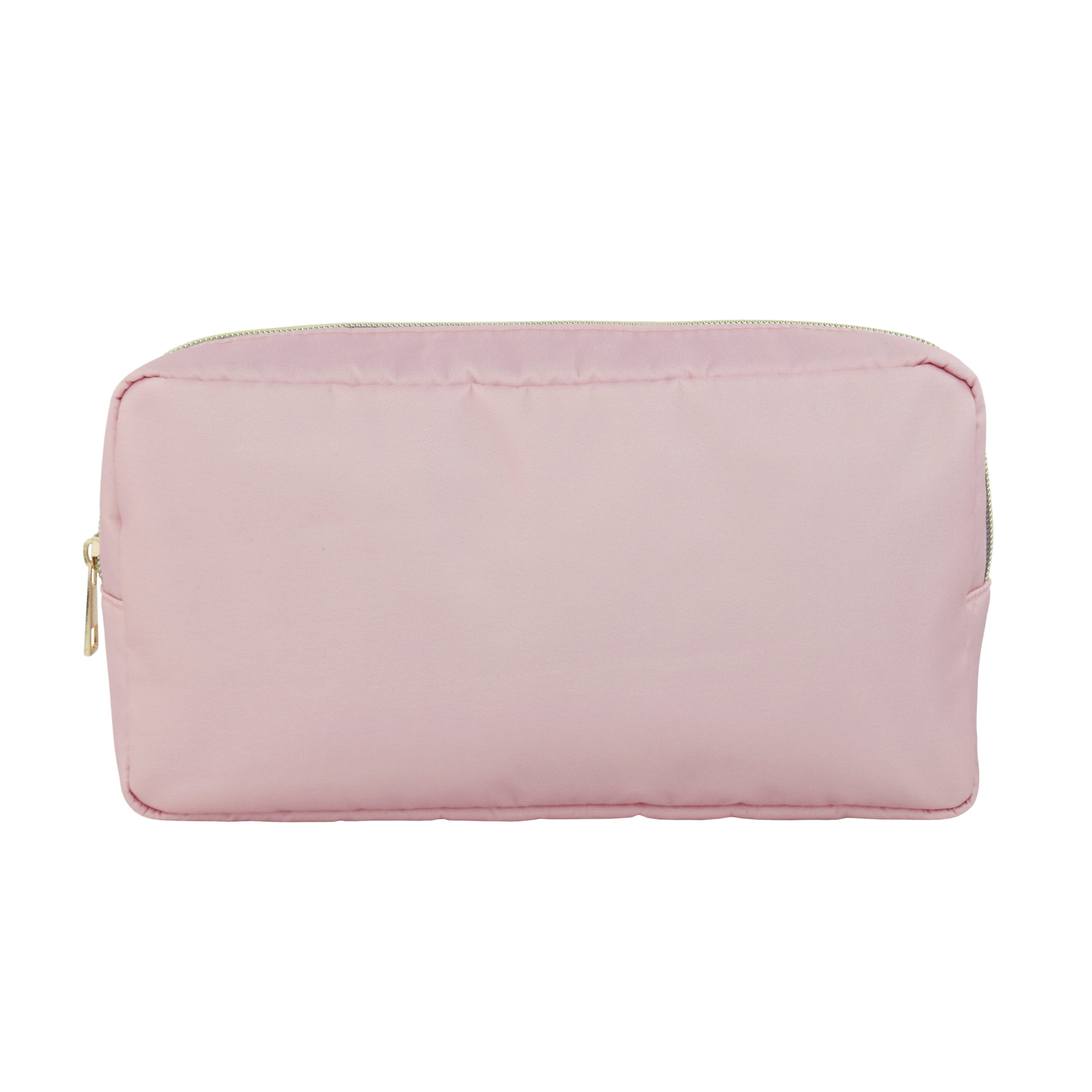 Hello Hobby Zippered Customizable Nylon Storage Bag, Medium, Pink