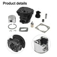 thumbnail image 2 of 44MM Plated Chainsaw Piston Cylinder Gasket Replacement Part Kit 350 351, 2 of 10