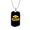 Military Chain (Gold), variant on Angel Bitcoin Crypto Dog Tag Necklace Stainless Steel 24" Chain Silver Tone or Gold Tone