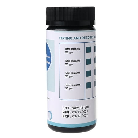 FAIOIN 50 and 100 Hard Water Test Strips Convenient and Accurate Hard Water Test Kit