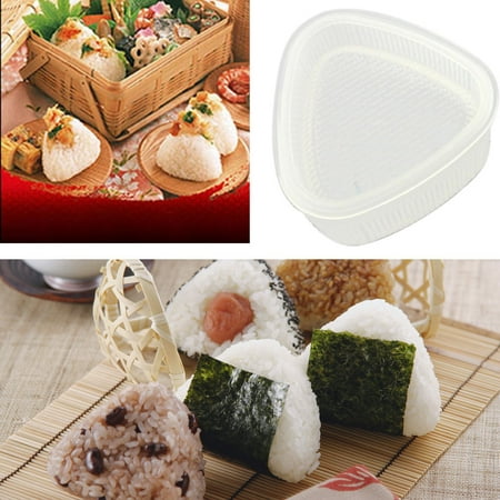 

Triangle Sushi Mold Form Sushi Mold Rice Mold DIY Tool Triangle Shape Sushi DIY Rice Ball Box Press Nori Mold Food Maker Kitchen Tool