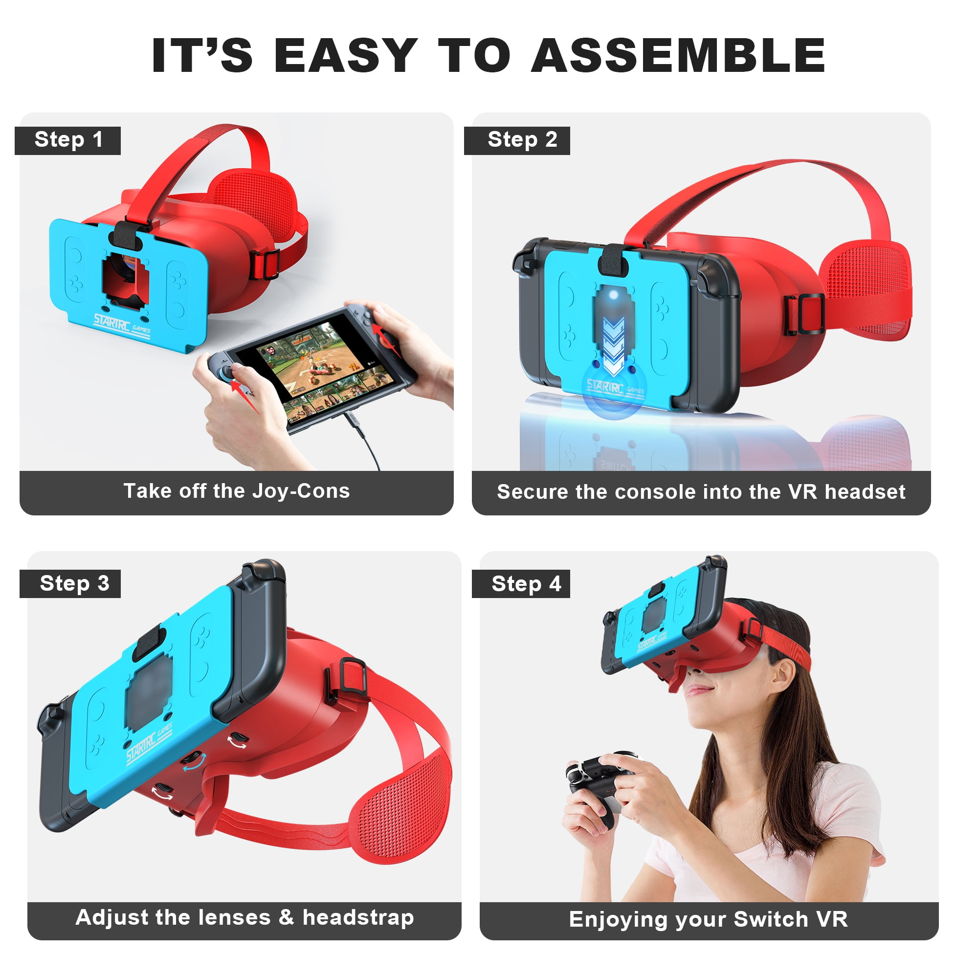 VR Headset for Nintendo Switch 2 Model Virtual Reality VR Glasses