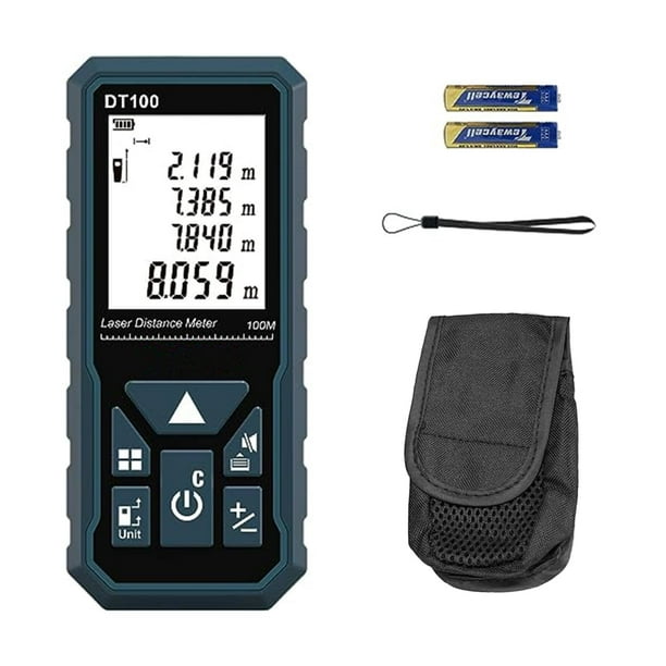 Medidor de distancia láser ACPOTEL DT100 Gen-2 50m con LCD IP54