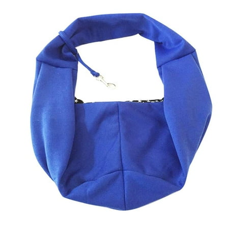 Pet Carrier Bag for Cats and Dogs  Outdoor Travel Dog Shoulder Bag  Single Comfort Sling Handbag  Tote Pouch (Sapphire)