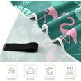 thumbnail image 2 of Dreamtimes Flamingo & Palm Leaves Beach Towel,Absorbent Quick Dry Sport Towel Oversized Lightweight Soft Bath Towel for Travel Sports Pool Swimming Bath Camping 31x71in, 2 of 7
