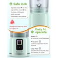 thumbnail image 2 of Bonnor Cordless Portable Blender for Smoothies & Ice Crushing With 2&times;22oz Cups&12h Insulated Bag, Detachable Easy Clean Personal Blender,Leakpr, 2 of 9