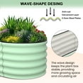 thumbnail image 6 of Amkui 2 Pcs Raised Garden Beds Outdoor,  Large Ground Oval Planter Box, Color Steel / Galvanized Raised Garden Bed Kits for Planting Plants, Vegetables, Flowers, Ornamental Plants, 6 of 10