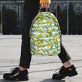 thumbnail image 2 of Lukts Lemon Pattern 15 Inch Student Backpack, Waterproof Laptop Backpack with Adjustable Shoulder Straps, Lightweight Travel, Campus Backpack, Unisex, 2 of 6