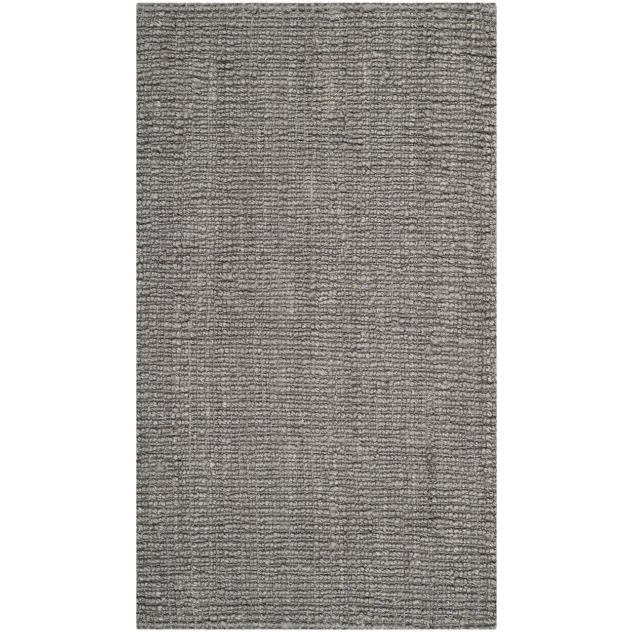 SAFAVIEH Natural Fiber Levi Braided Area Rug, Light Grey, 3' x 5