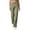 Green, variant on Women Straight Leg Hiking Pants Oxford Stretch Breathable Lightweight High Waist Button Zip Fly Multi Pockets Solid Color Quick Dry Casual Work Travel Outdoor Trousers