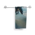 thumbnail image 3 of KLL Cloud Sky Green Dragon Ultra Absorbent & Soft Hand Towels for Bath, Hand, Face, Gym and Spa-27.5x16in, 3 of 7