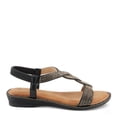 thumbnail image 2 of Patrizia Women's INVITE Flat Sandals Black EU 39 / US 8.5, 2 of 5