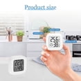 thumbnail image 4 of 3 Pcs Digital Hygrometer Thermometer, Mini LCD Indoor Hygrometer Thermometer, Cute Indoor Wall Mounted Thermometer for Home Warehouse Terrarium Baby Room Hatchery Cellar, 4 of 5