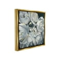 thumbnail image 4 of Stupell Industries Traditional Grey Blossom Botanical & Floral Painting Gold Floater Framed Canvas Art Print Wall Art, 25 x 25, 4 of 10