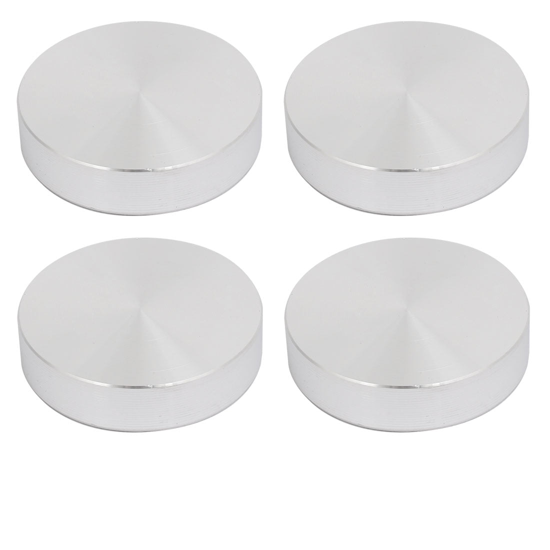 4 Disques Aluminium Diamètre 20mm épaisseur 10mm, Filetage M6 Pour Table Verre