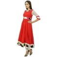 thumbnail image 4 of Bimba Women Indian Ethnic Anarkali Kurti Rayon Designer Maxi Kurta, 4 of 8