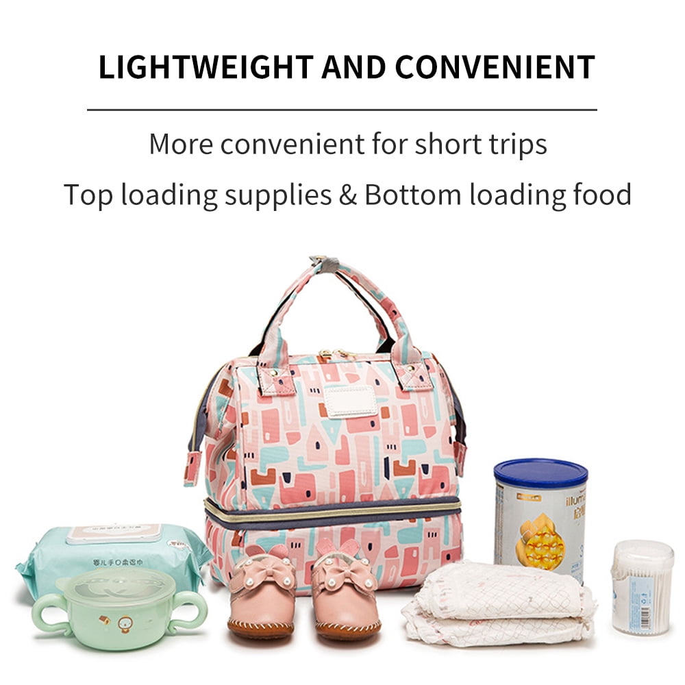 Baby Diaper Bag Mommy Bag Multifunctional Breast Milk Preservation Bag Portable Food Storage Insulation Bag Backpack