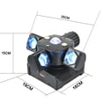 thumbnail image 3 of New Stage Lighting DJ Equipment 4-Arms Full Color LED Moving Head Light for Club Disco Bar, 3 of 7