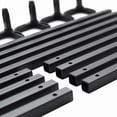 thumbnail image 6 of Balsa Circle 2 Pieces 16" Black Matte Metal Geometric Rectangular Stands Flower Vase Holders, 6 of 8