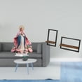 thumbnail image 2 of Adorno De Mesa Independiente De Acrílico Con Base Y Estantes Flotantes De Madera Para Pared, Ideal Para Decoración Moderna Y Rústica Del Hogar, Fiestas, Dormitorio, Cocina U Oficina., 2 of 8