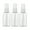 White, variant on Joernso 50ml/100ml 3Pcs/Set Spray Bottle Fine Mist Anti-Slip Bottom Reusable Spray Bottle Travel Refillable Container Cosmetic Supplies