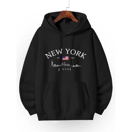 "NYC Skyline" Hoodie - Unisex 300g Warm & Cozy Sweatshirt