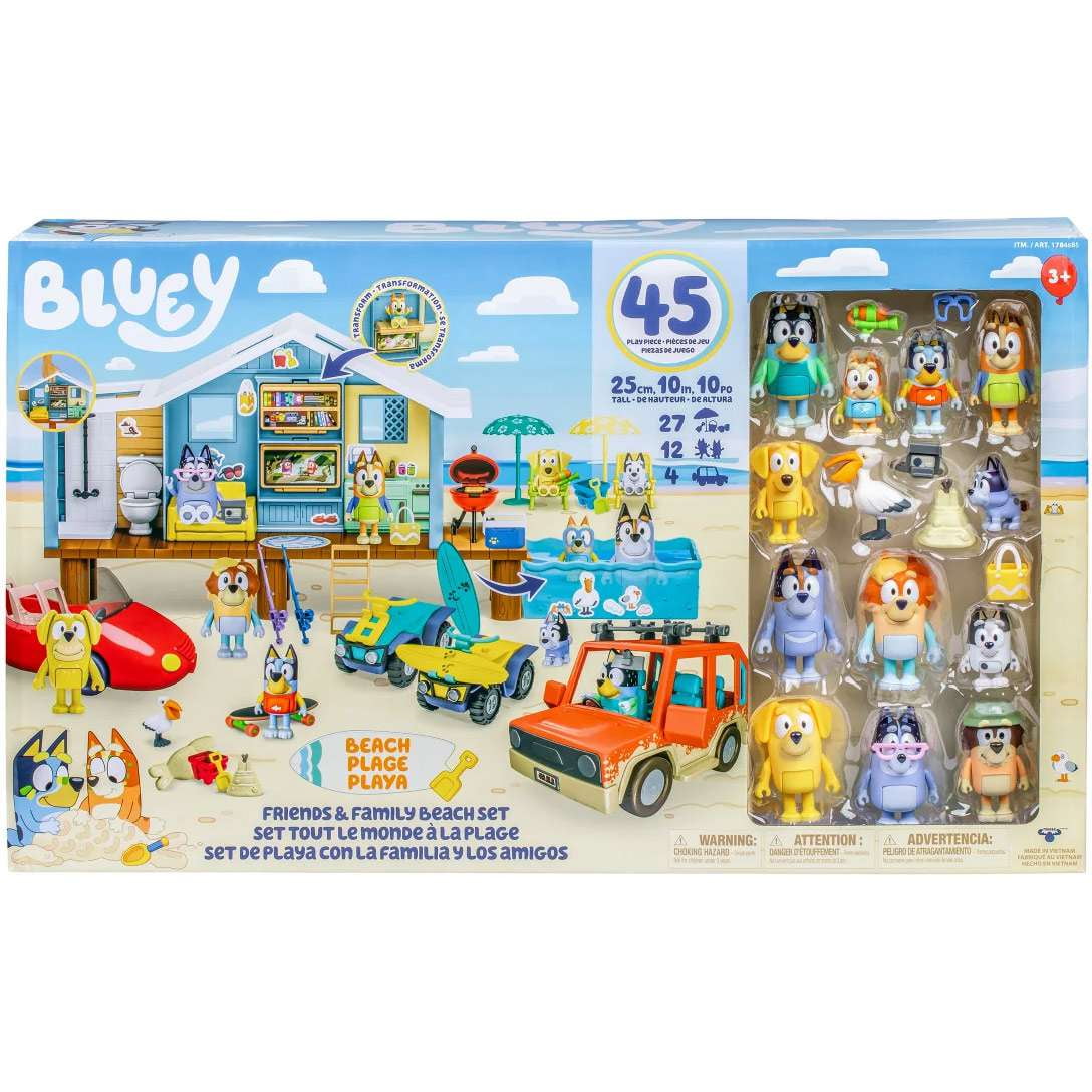Bluey Tree & Family Playset Playhouse Toy with Figurines Pack