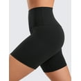 thumbnail image 4 of CRZ YOGA Womens ButterLuxe Biker Shorts 6 Inches High Waisted Workout Running Yoga Shorts, 4 of 5
