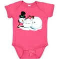 thumbnail image 3 of Inktastic Sassy Snowman in Top Hat Boys or Girls Baby Bodysuit, 3 of 5