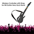 thumbnail image 4 of Control inalámbrico Controlador inalámbrico en forma de guitarra Guitar Hero Controller con correa duradera para Guitar Hero Rock Band Games JShteea Nuevo, 4 of 8