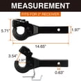 thumbnail image 2 of Gancho receptor Pintle Hitch ONLTCO, 10 toneladas, 20 000 libras, 2 pulgadas, 2 of 6