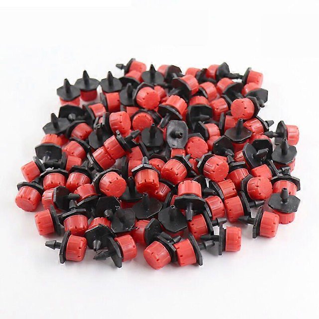 200Pcs Adjustable Irrigation Dripper Nozzle, 360 Degree Adjustable Flow Rate Drip Irrigati