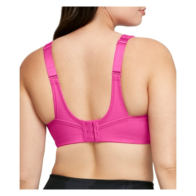 GLAMORISE Black/Pink Sports Bra Size 40DD  Pink sports bra, Sports bra  sizing, Athletic tank tops