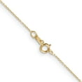 thumbnail image 4 of 14K Gold .6mm Diamond Cut Cable Chain 18", 4 of 5