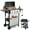 3-Burner, variant on 3-Burner Gas Grill, Stainless Steel Propane Grill 2 Foldable Side Tables, 25,650 BTU Outdoor BBQ Grill with Wheels, Built-in Thermometer for Backyard, Garden, Camping