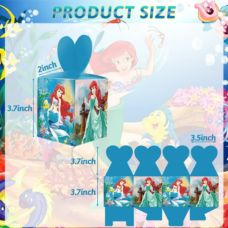  Unique Disney The Little Mermaid Party Totes 4 Count - Resuable  Ariel Mermaid Bags for Gifts, Favors, Loot, Pass Out to Guests, Kids, Girls  Dressup Birthday Decorations Supplies : Home & Kitchen
