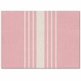 thumbnail image 2 of Area Rugs Indoor Non-Slip Rectangle Rug 5x8 Ft Abstract Modern White Striped Pink Linen Rug Rubber Backing Floor Mats Non Shedding Home Decor Carpet for Entryway Living Room, 2 of 8